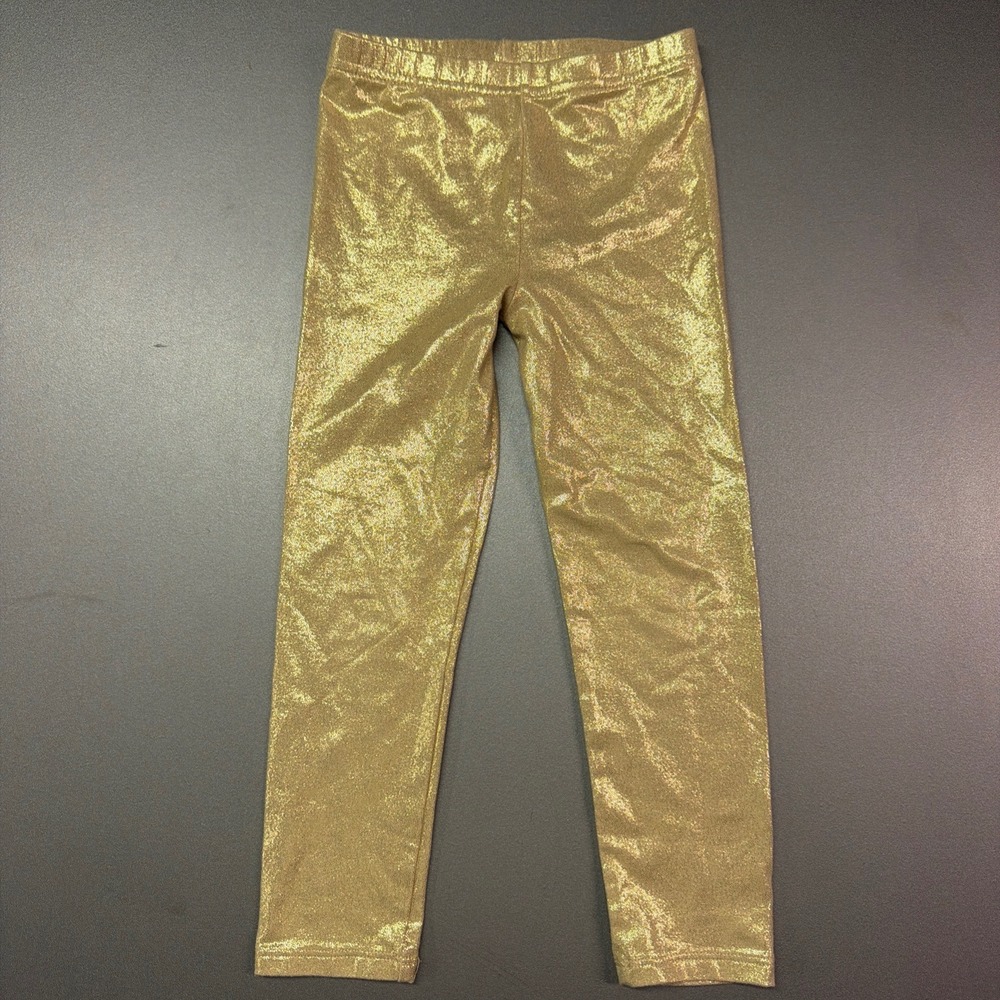 Garanimals Girls Gold Metallic ShimmerLeggings Size 4T GTGF2449679 Sparkle Pants
